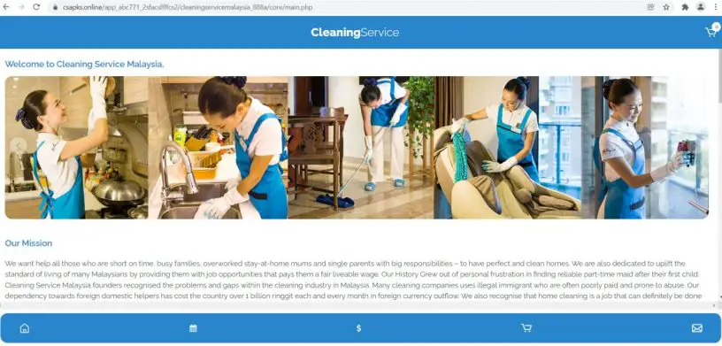 Fake House Cleaning
