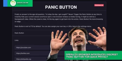 Opera GX Browser Introduces Discreet Panic Button for Quick Privacy