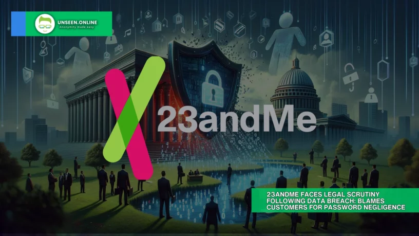 23andMe Faces Legal Scrutiny Following Data Breach Blames Customers for Password Negligence