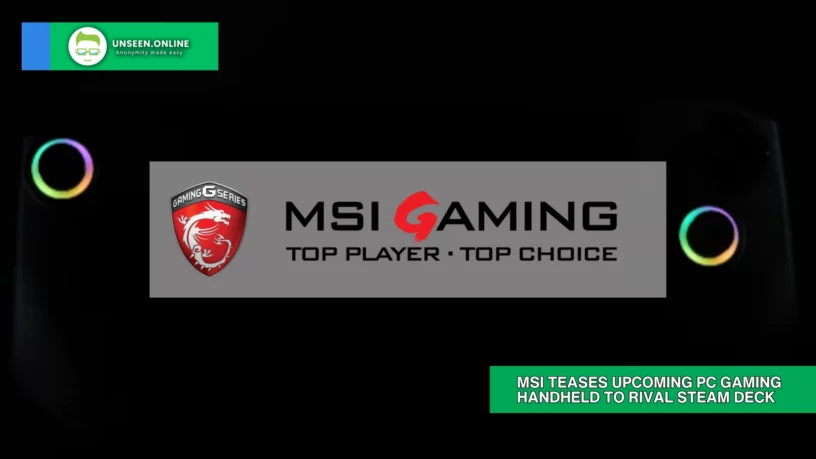 MSI Teases Upcoming PC Gaming Handheld to Rival Steam Deck