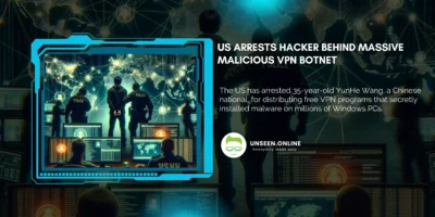 US Arrests Citizen Behind Massive Malicious VPN Botnet