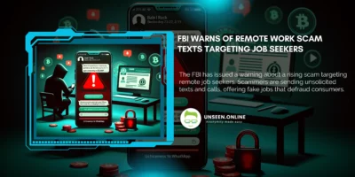 FBI Warns of Remote Work Scam Texts Targeting Job Seekers