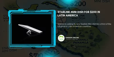 Starlink Mini Dish for 200 in Latin America