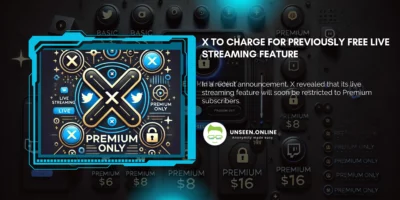 X to Charge for Previously Free Live Streaming Feature