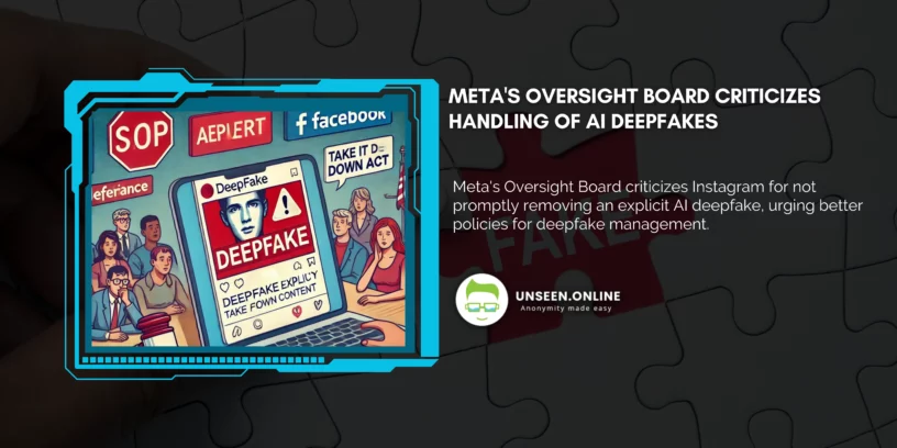 Metas Oversight Board Criticizes Handling of AI Deepfakes