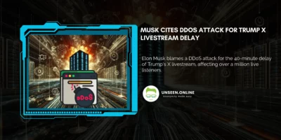 Musk Cites DDoS Attack for Trump X Livestream Delay