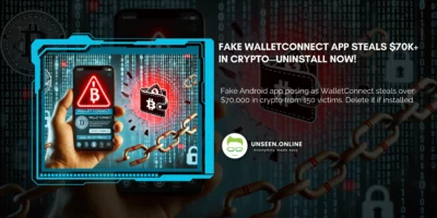 Fake WalletConnect App Steals $70K+ in Crypto—Uninstall Now!