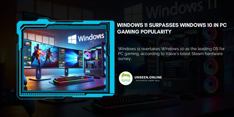 Windows 11 Surpasses Windows 10 in PC Gaming Popularity