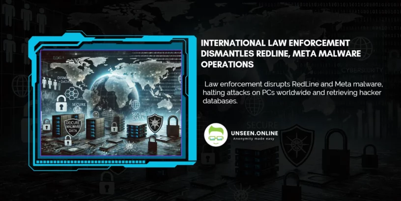 International Law Enforcement Dismantles RedLine, Meta Malware Operations