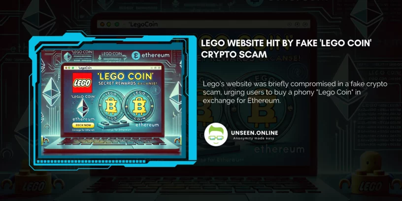 Lego Website Hit by Fake 'Lego Coin' Crypto Scam